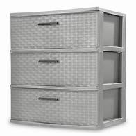 Video thumbnail for Sterilite 2530 - 3 Drawer Wide Weave Tower Cement 25306A01