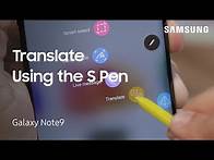 Video thumbnail for How to use the S Pen and language Translate feature on your Galaxy Note phone | Samsung US