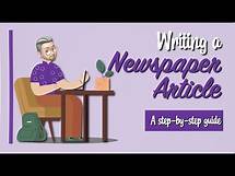 Video thumbnail for ESL - Writing a newspaper article (step-by-step guide)