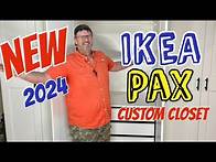 Video thumbnail for The New 2024 IKEA PAX Wardrobe - Step by Step Assembly