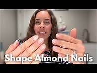 Video thumbnail for Shape Short AND Long Almond Nails in REAL TIME!