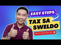 Video thumbnail for How to Compute Tax on Salary | PAANO MAG COMPUTE NG TAX SA SWELDO