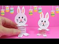 Video thumbnail for Bouncing Paper Bunny | Easy Easter Bunny Craft