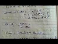 Video thumbnail for Calculate concrete cube weight in Kg