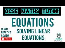 Video thumbnail for Solving Linear Equations | GCSE Maths 2020 Essentials | GCSE Maths Tutor