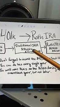 Video thumbnail for How to do a 401k rollover to a Roth IRA - Step-by-Step