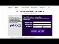 Video thumbnail for How to Claim A Free Local Business Listing On Yahoo