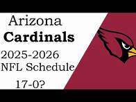 Video thumbnail for Cardinals 2025-2026 NFL schedule!