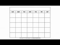 Video thumbnail for Printable Blank Calendar Templates - Wiki Calendar