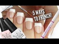 Video thumbnail for 5 Ways To Get French Manicure Nails!