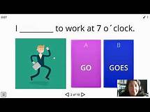Video thumbnail for Present simple WordWall practice