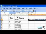 Video thumbnail for Zip Code List in Microsoft Excel