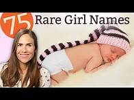 Video thumbnail for 75 Rare Girl Names that are Simply Stunning - NAMES & MEANINGS!