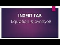Video thumbnail for How to use EQUATIONS AND SYMBOLS In Excel.