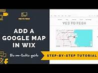Video thumbnail for WIX GOOGLE MAPS: How To Add Interactive Map In Wix - Adding Google Maps In Wix