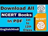 Video thumbnail for How download NCERT Books in Pdf Free 2 Minutes: Class 1st to 12th
