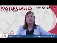 Video thumbnail for Master Classes for Kindergarten, Grades 1, 4, and 7 (K147) Teachers across all Learning Areas