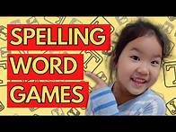 Video thumbnail for GAMESCHOOLING Language Arts | Fun SPELLING practice GAMES for Kids - 7 Ways To Play