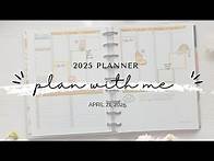 Video thumbnail for 2025 Planner *** Plan with Me *** Weekly Layout April 14, 2025 *** Passion Planner Weekly