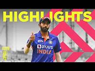 Video thumbnail for Brilliant Bumrah Takes 6-19 | Highlights - England v India | 1st Men's Royal London ODI 2022