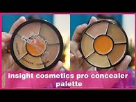 Video thumbnail for @insightcosmetics | how to use insight cosmetics pro concealer palette step by step, test & trail