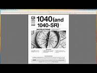 Video thumbnail for How to download page 32 Social Security Benefits Worksheet for Lines 6a and 6b of 1040 SR
