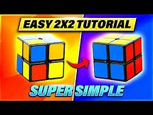 Video thumbnail for How to Solve a 2x2x2 Rubik's Cube: (Easiest Tutorial in High Quality)