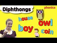 Video thumbnail for Diphthongs | ou, ow, oa, oi, oy, ai, ay, ie, ye, uy | Phonics