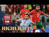 Video thumbnail for Morocco vs. Spain Highlights | 2022 FIFA World Cup | Round of 16