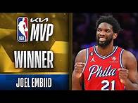 Video thumbnail for Joel Embiid Wins The 2022-2023 Kia NBA Most Valuable Player! #KiaMVP