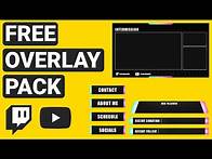 Video thumbnail for FREE STREAM OVERLAY PACK with DOWNLOAD for OBS STUDIO & STREAMLABS OBS