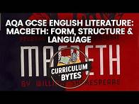 Video thumbnail for AQA GCSE English Literature: Macbeth: Form, Structure & Language