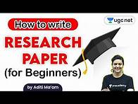 Video thumbnail for How To Write Research Paper | Step-by-Step Research Paper Writing Process | by Aditi Sharma