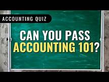 Video thumbnail for Accounting 101 Quiz - 10 Questions and Answers in 10 Minutes!