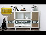 Video thumbnail for EXTREME IKEA KALLAX MAKEOVER │Hacking the IKEA KALLAX shelving unit one more time!│IKEA KALLAX HACK