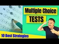 Video thumbnail for 10 BEST STRATEGIES for MULTIPLE CHOICE TESTS!