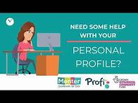 Video thumbnail for How to create a Personal Profile