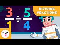 Video thumbnail for Dividing Fractions - Space Math for Kids