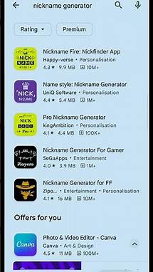 Video thumbnail for Nickname generator under 5.4 mb