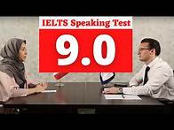 Video thumbnail for IELTS Speaking test band score of 9 with feedback