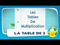 Video thumbnail for Comptines pour enfants - La Table de 2 (apprendre les tables de multiplication)