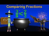 Video thumbnail for Comparing Fractions - 4th Grade Mage Math