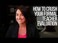Video thumbnail for How to Crush Your Formal Teacher Evaluations | Kathleen Jasper