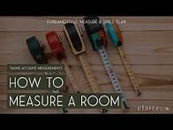 Video thumbnail for How To Measure a Room for Space Planning, Furniture Layout, and Estimating Flooring & Wall Materials