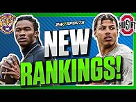 Video thumbnail for Top 10 College Football Recruits in Class of 2025 | Top QB Battle | Ohio State, LSU