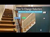 Video thumbnail for How To Replace Balusters - Without Removing Handrail