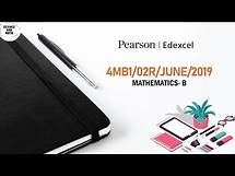 Video thumbnail for 4MB1/02R/2019/June | Edexcel International GCSE Mathematics B | 2019 | JUNE | Science And Math