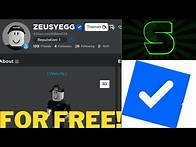 Video thumbnail for HOW TO GET *FREE* VERIFIED BADGE IN ROBLOX!