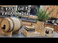 Video thumbnail for Making 5 Gifts from a Single 2x6 | Woodworking | Gift Ideas