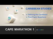 Video thumbnail for CAPE Caribbean Studies (Defining the Caribbean and Past Paper Questions)